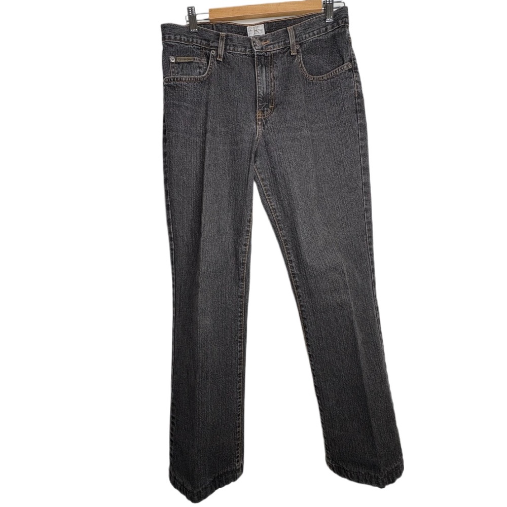 Calvin Klein Vintage Y2K Old School Washed Black Denim 10